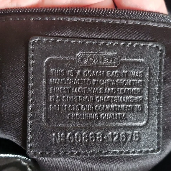 Coach Black Shoulder Bag - Picture 3 of 9